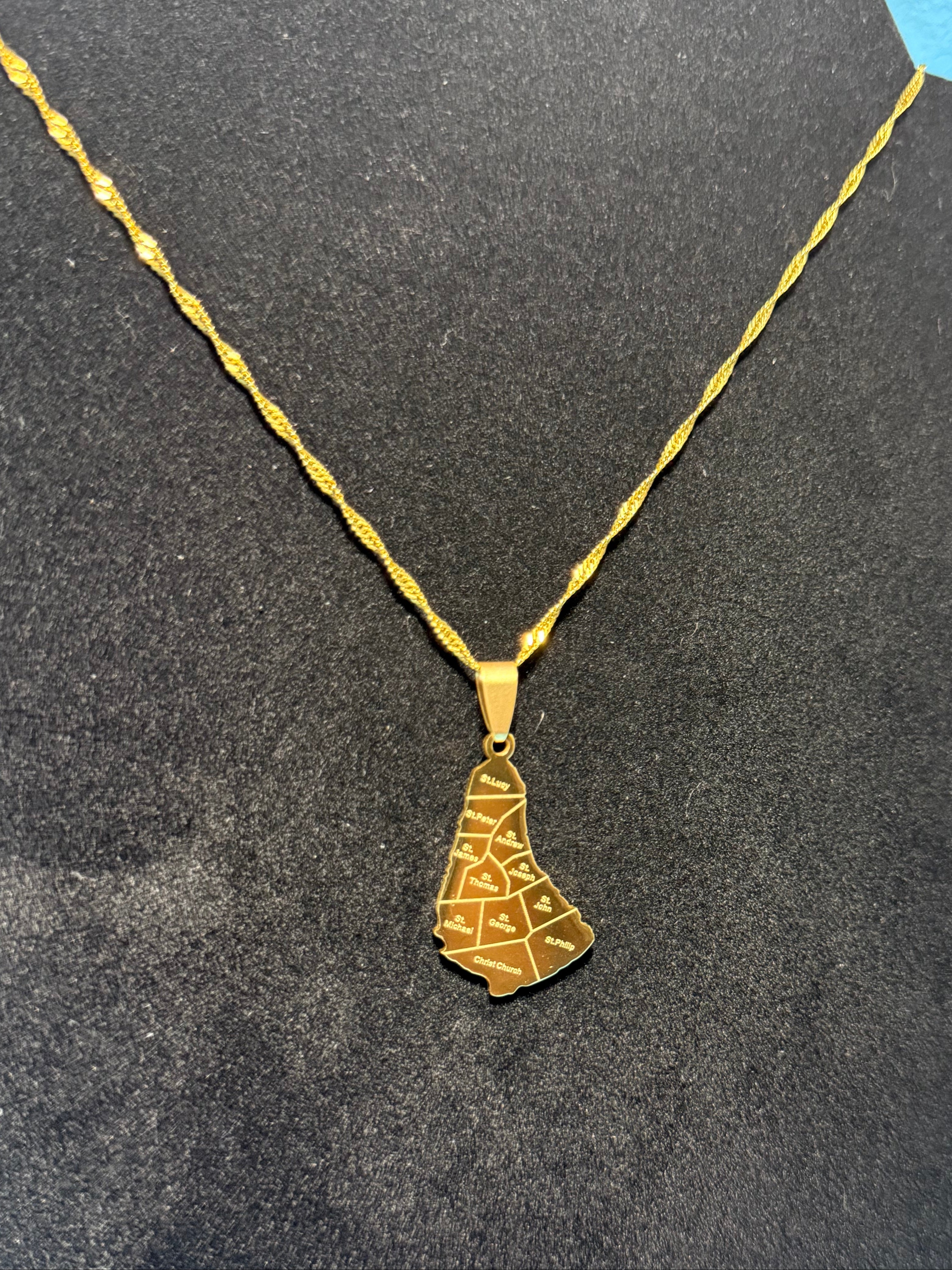 BARBADOS PENDANT + NECKLACE