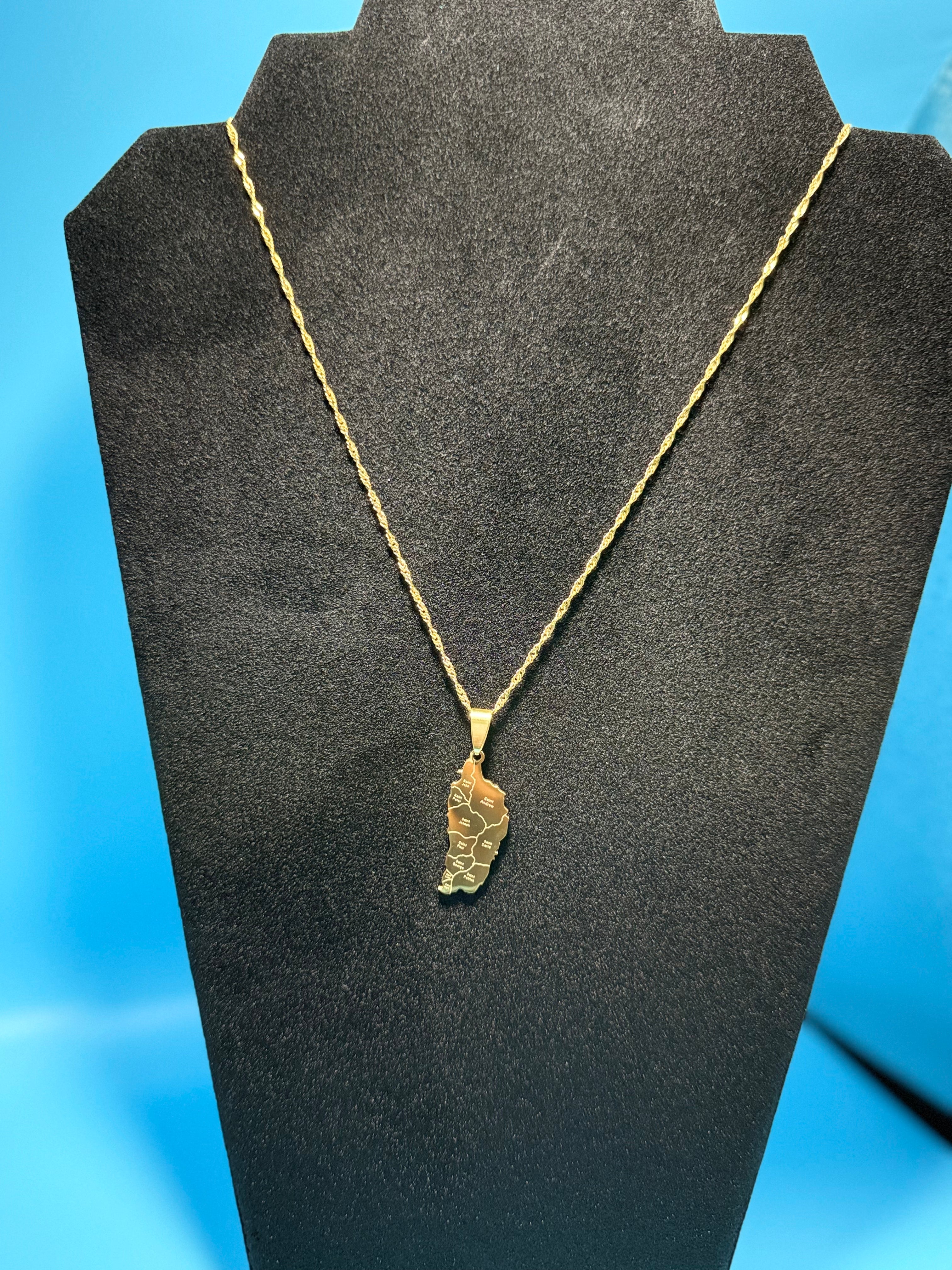 DOMINICA PENDANT + NECKLACE