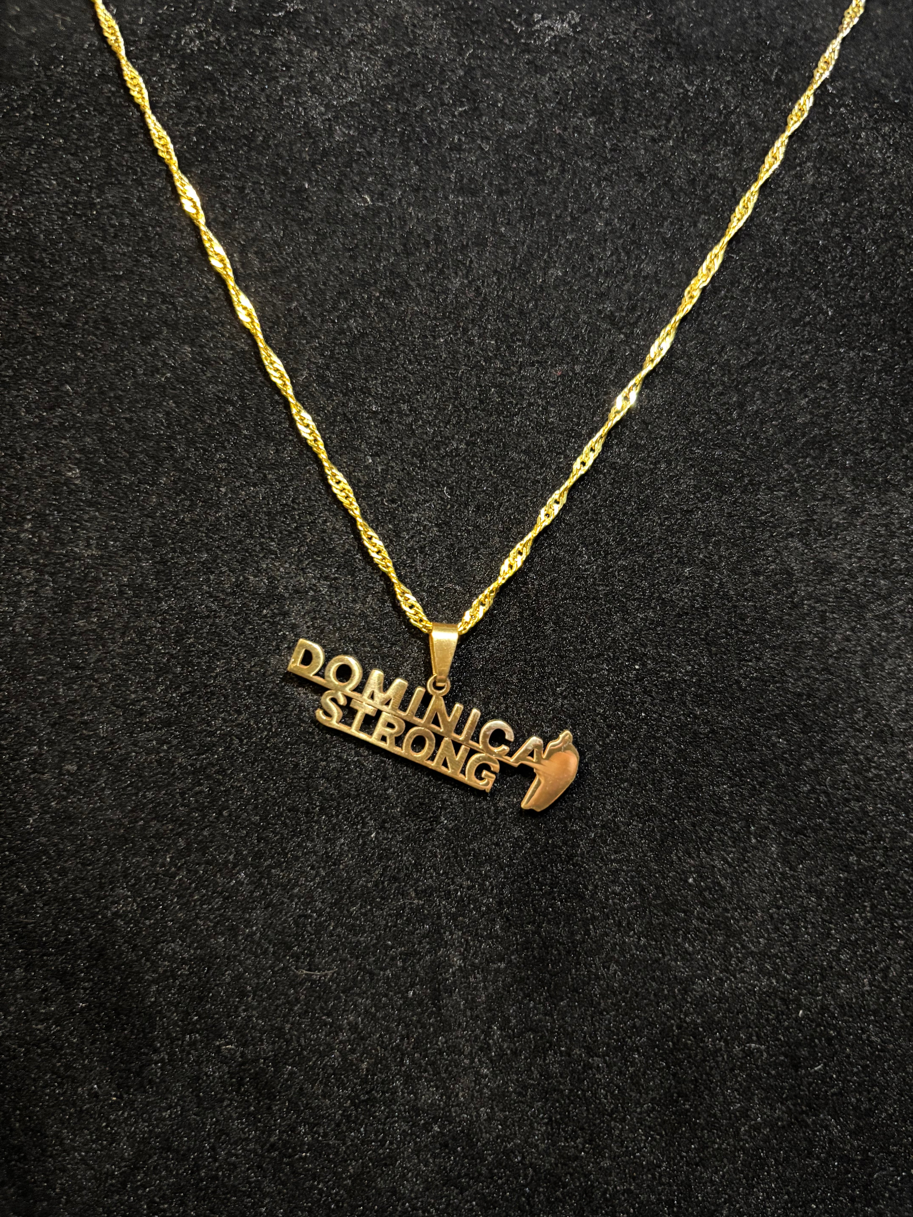 DOMINICA STRONG - PENDANT + NECKLACE