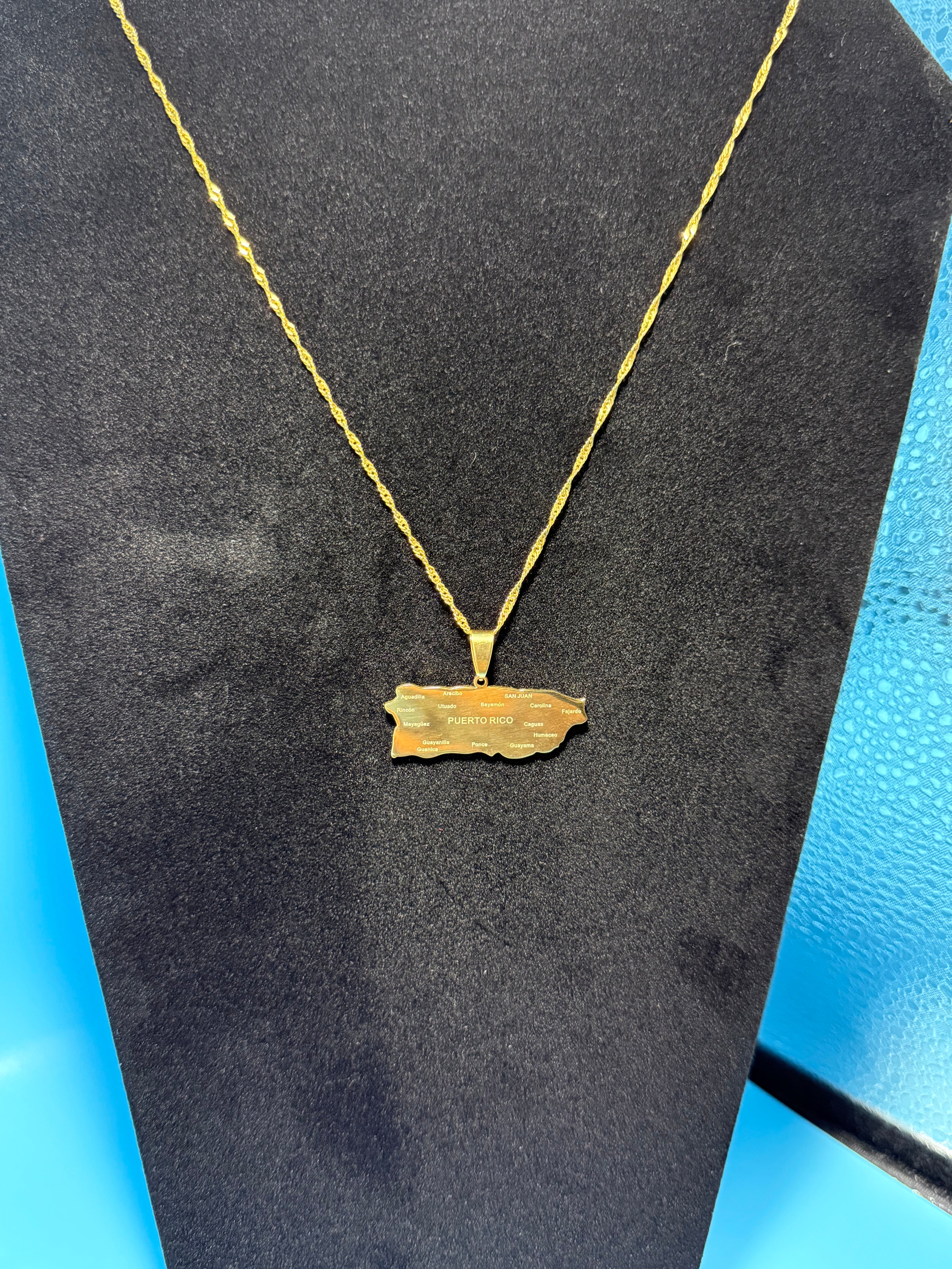 PUERTO RICO PENDANT + NECKLACE