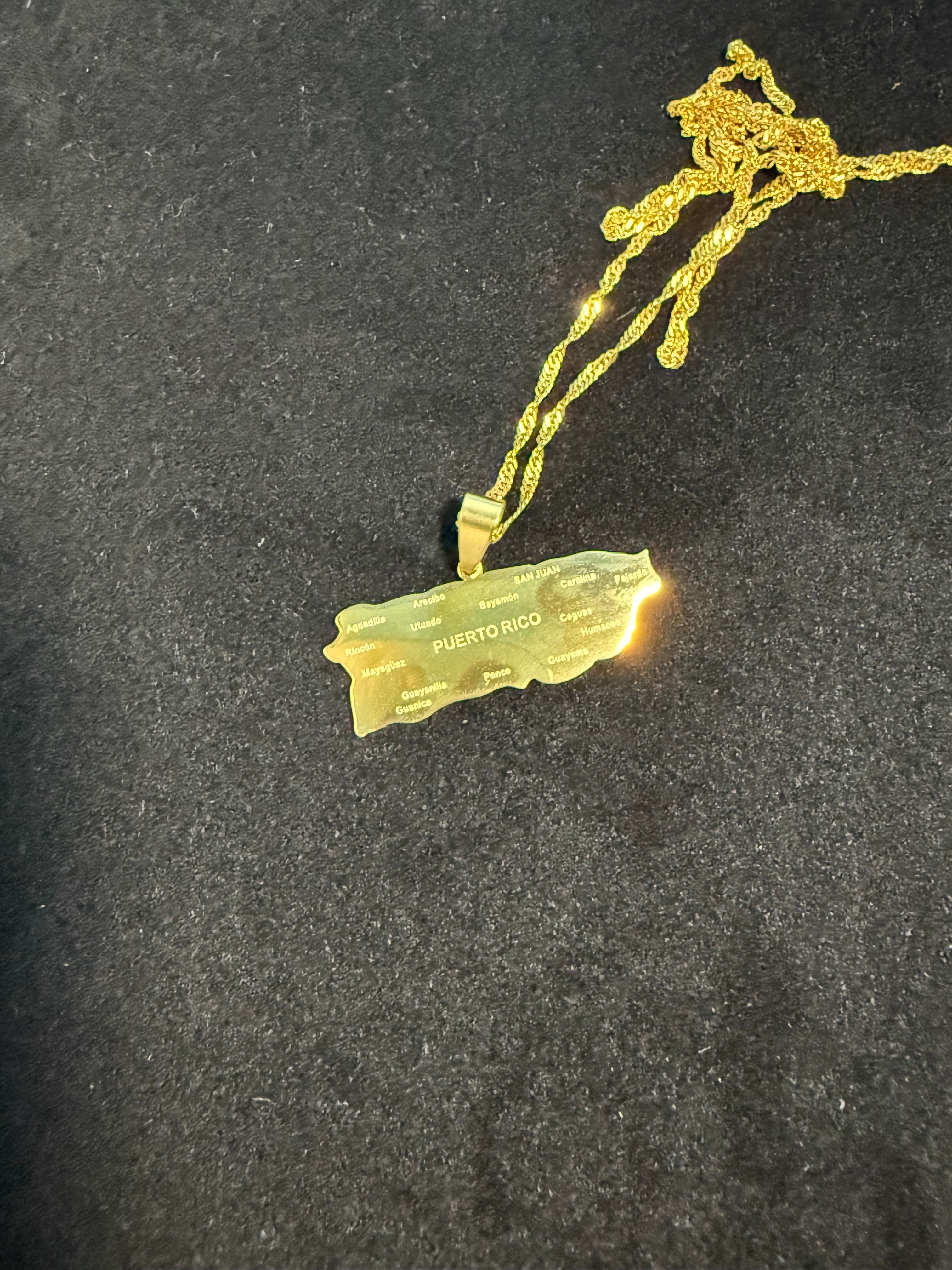 PUERTO RICO PENDANT + NECKLACE
