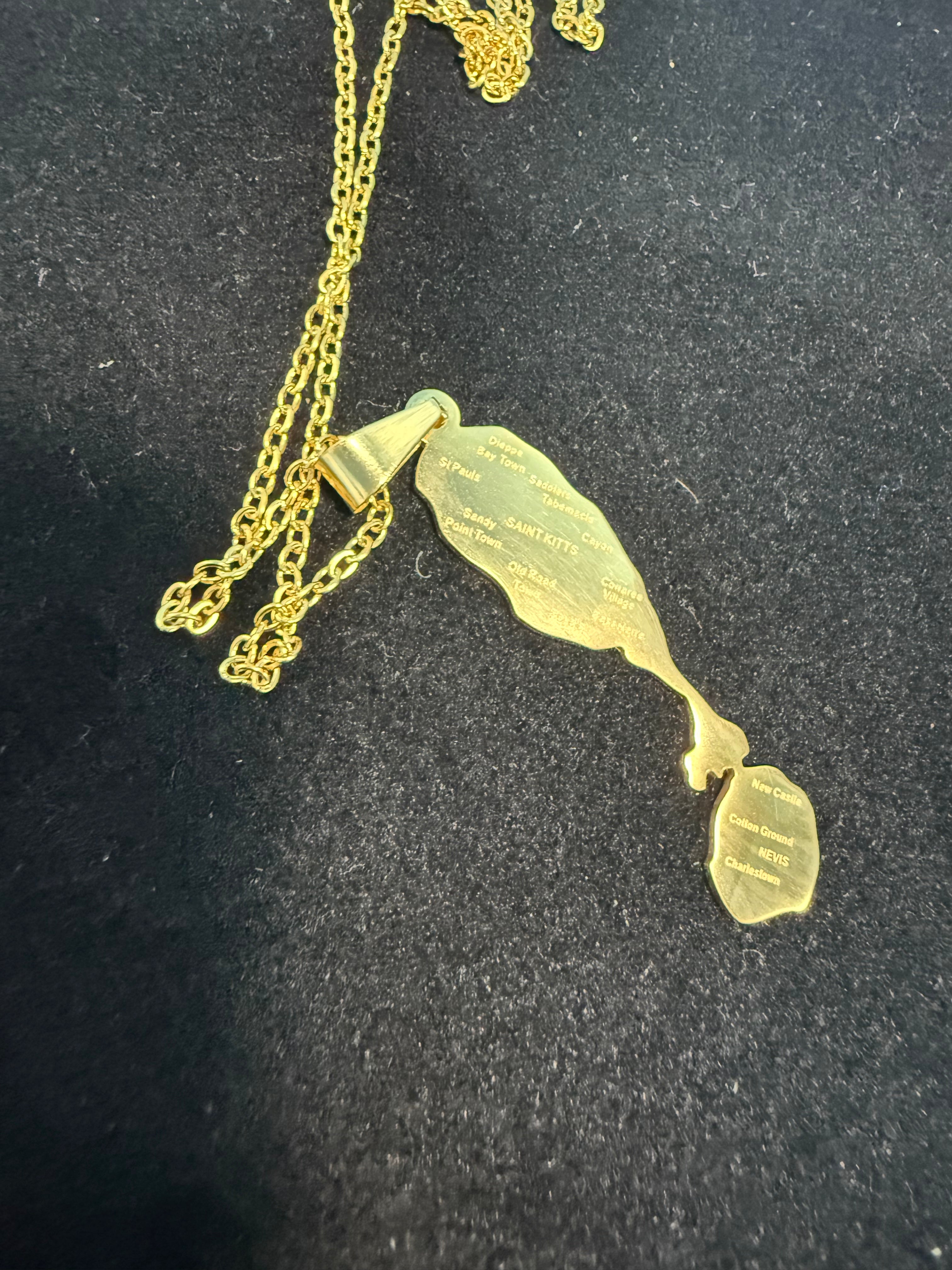 ST. KITTS & NEVIS PENDANT + NECKLACE