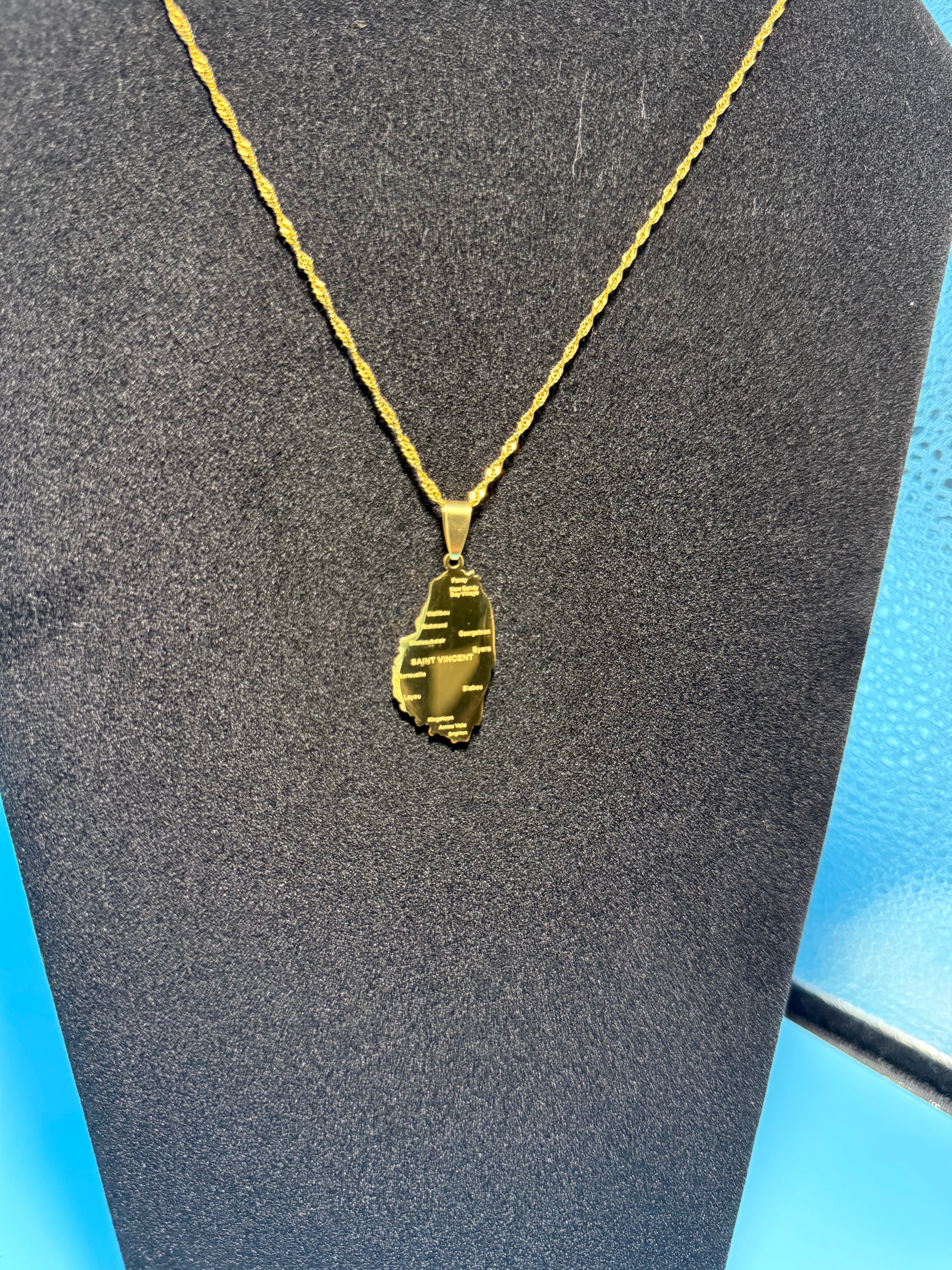 SAINT VINCENT & THE GRENADINES PENDANT + NECKLACE